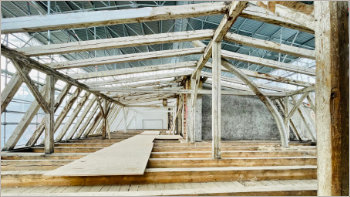 Baufortschritt Denkmalschutz und Dachausbau München Haidhausen